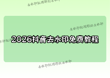 2026年抖音视频怎么去水印?如何无损去掉水印教程,附4款免费小程序实测对比