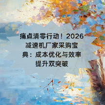 痛点清零行动!2026减速机厂家采购宝典:成本优化与效率提升双突破