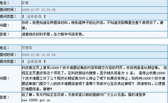 [2009特色评选]中华人民共和国科学技术部网站荣获“用户满意奖”