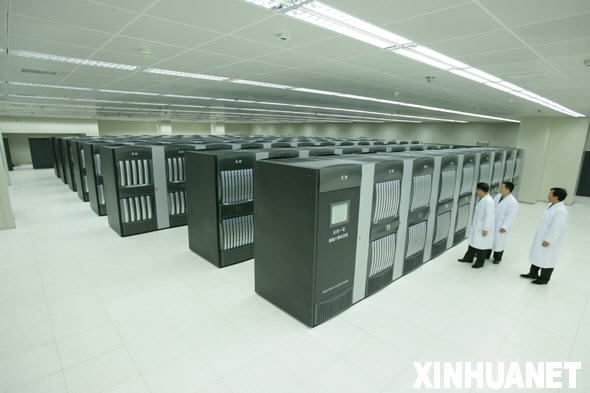 中国超级计算机天河一号预计月底组装完毕
