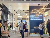 华艺照明亮相2023香港国际灯饰展，与全球优质客户双向奔赴